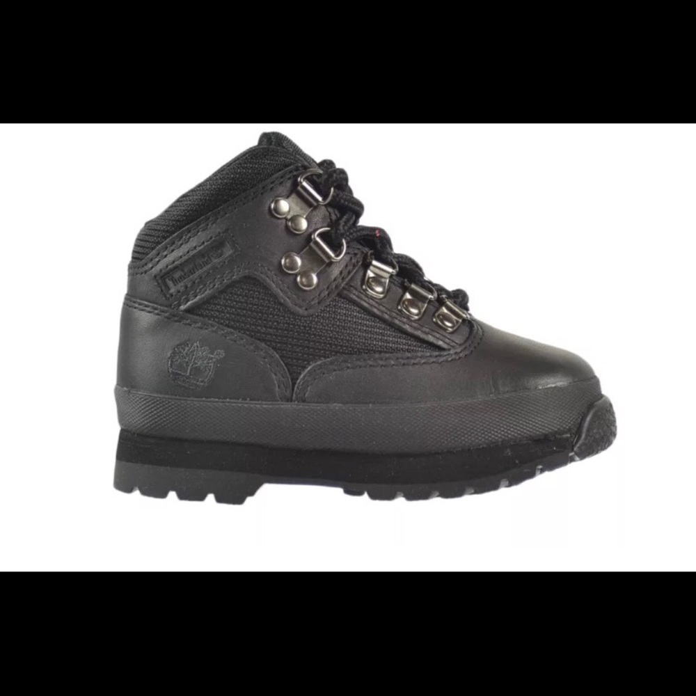 Timberland Euro Hiker Black Toddler Boots Size 5